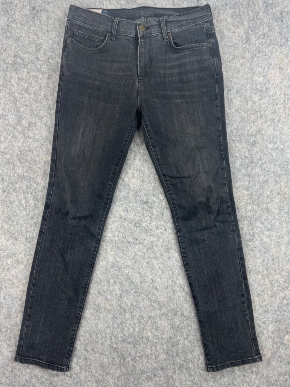 Marine Layer Mens Jeans Original Slim Sz 32x32 Dark Wash Gray Stretch